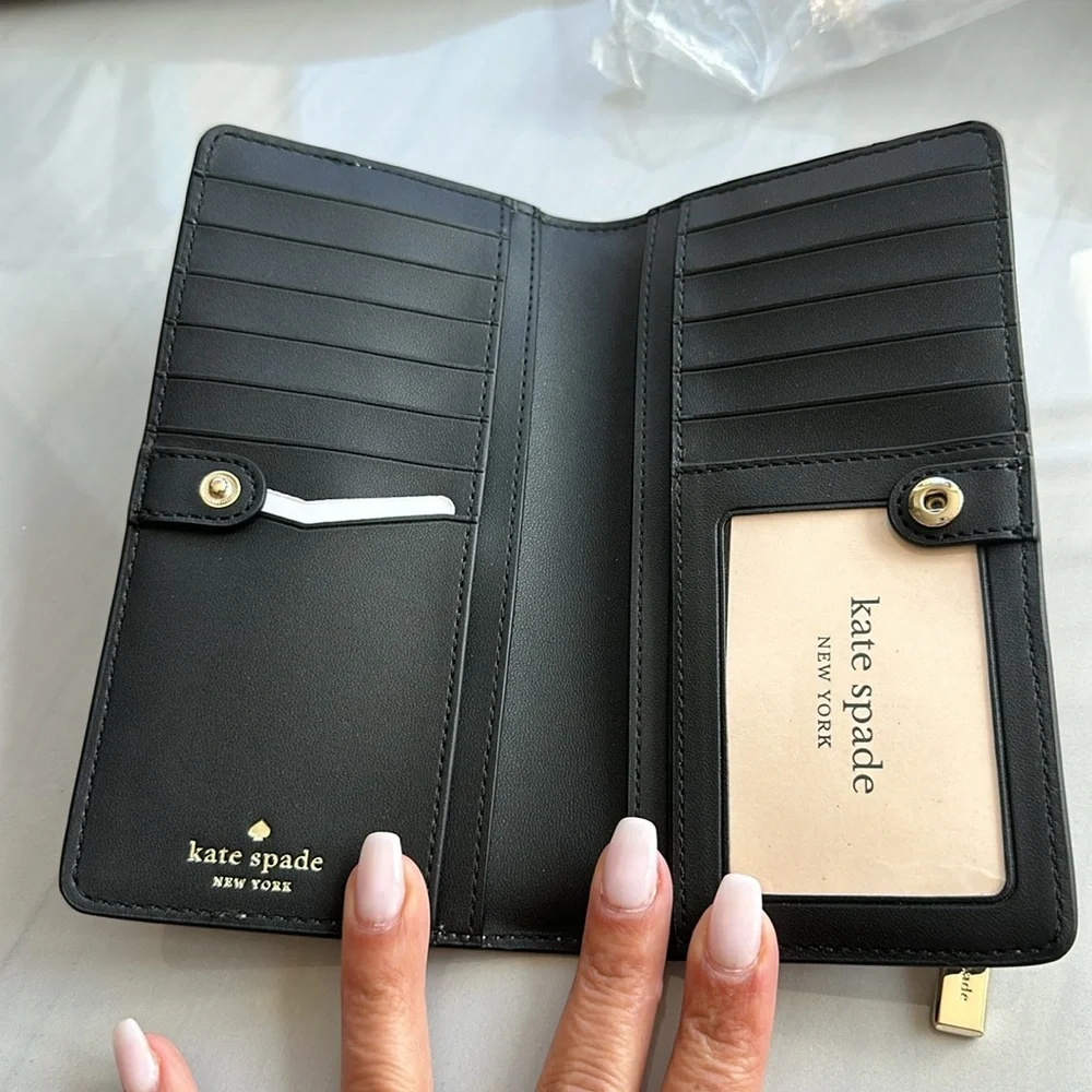 Kate Spade Large Stacy Slim Bifold‎ Wallet nwot - Picture 3 of 6